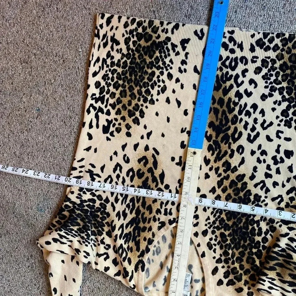 White Stag Chetah Print Soft Casual Cozy Pullover Sweater Women Size L - Picture 2 of 7